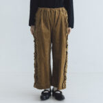 予約 G1128 CORDUROY VIVIENNE PANTS beige  10月中〜10月末