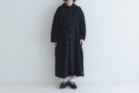 予約 R309 PAINTER CANVAS COAT noir  9月中〜9月末 1