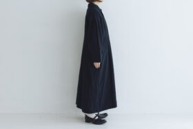 予約 R309 PAINTER CANVAS COAT noir  9月中〜9月末 2