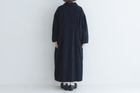 予約 R309 PAINTER CANVAS COAT noir  9月中〜9月末 3