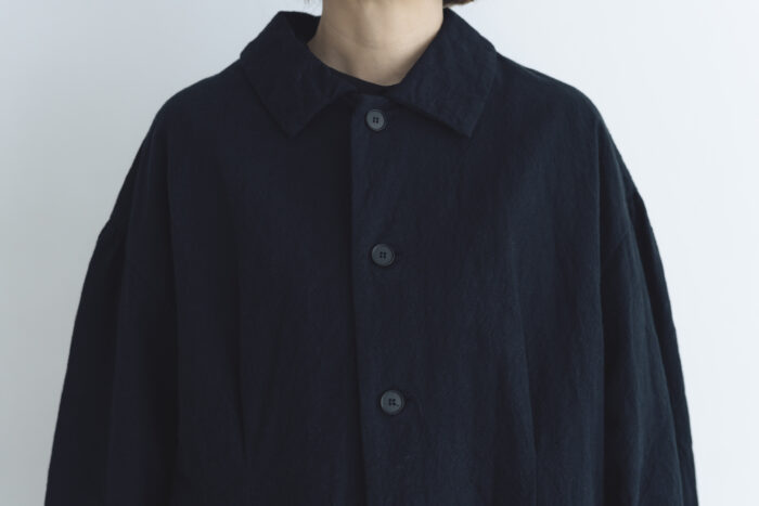 予約 R309 PAINTER CANVAS COAT noir  9月中〜9月末 4