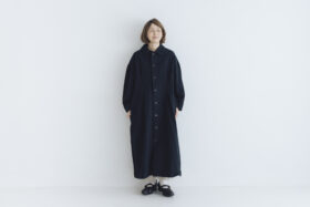 予約 R309 PAINTER CANVAS COAT noir  9月中〜9月末 6