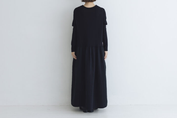 予約 R314 PUFF SLEEVE ONE PIECE noir  9月末〜10月初 3
