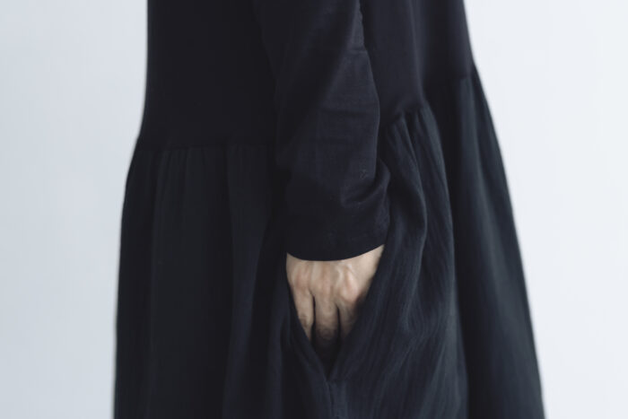 予約 R314 PUFF SLEEVE ONE PIECE noir  9月末〜10月初 5