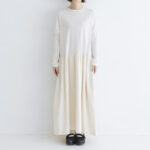 R314 PUFF SLEEVE ONE PIECE ecru