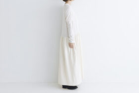 R314 PUFF SLEEVE ONE PIECE ecru 2