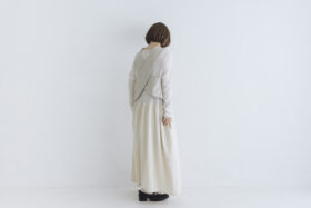 予約 G1125 BACK CROSS FILLING VEST  kinari  10月中〜10月末 6