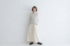 予約 G1125 BACK CROSS FILLING VEST  kinari  10月中〜10月末 5