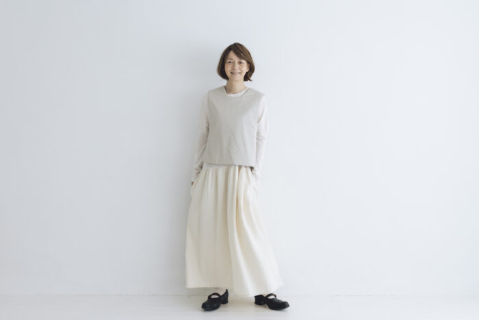 予約 G1125 BACK CROSS FILLING VEST  kinari  10月中〜10月末 5