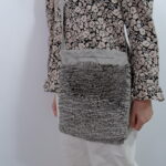 No.7993 H.C.C FRILL SHOULDER BAG gray 2-4月