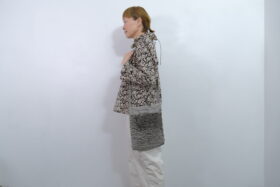 No.7993 H.C.C FRILL SHOULDER BAG gray 2-4月 2