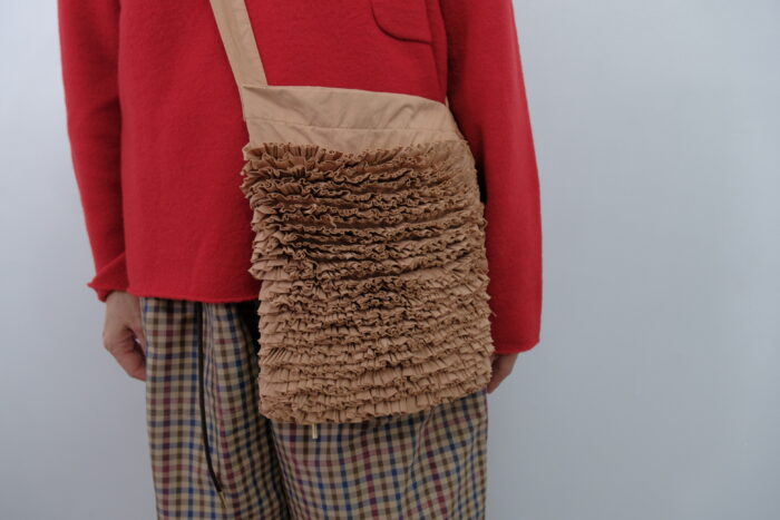 No.7993 H.C.C FRILL SHOULDER BAG ochre 2-4月 1