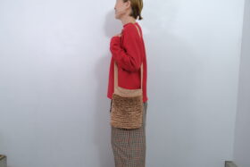 No.7993 H.C.C FRILL SHOULDER BAG ochre 2-4月 3