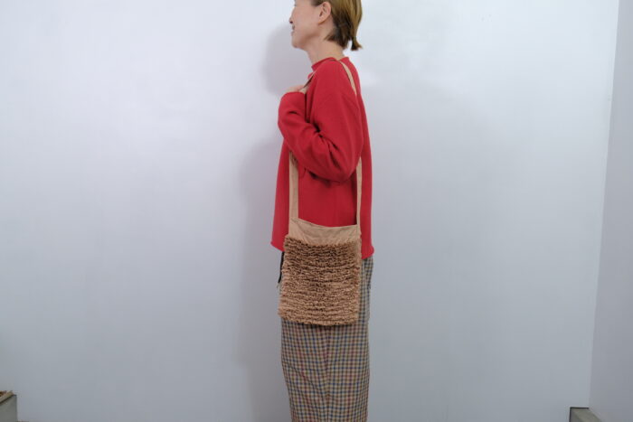 No.7993 H.C.C FRILL SHOULDER BAG ochre 2-4月 3