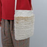 No.7993 H.C.C FRILL SHOULDER BAG Ivory 2-4月