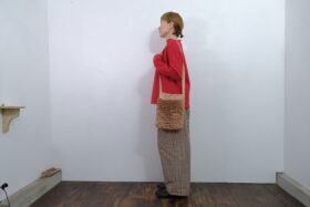 No.7993 H.C.C FRILL SHOULDER BAG ochre 2-4月 5