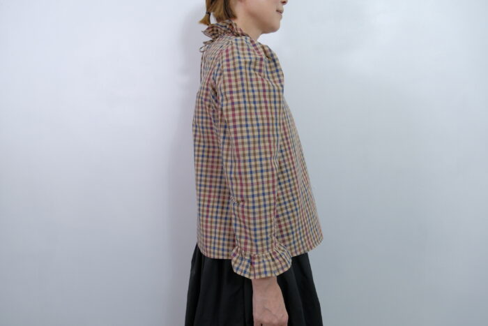 No.7923 GUN CLUB TAFFETA MEIER BLOUSE 2-4月 2