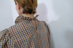No.7923 GUN CLUB TAFFETA MEIER BLOUSE 2-4月 4