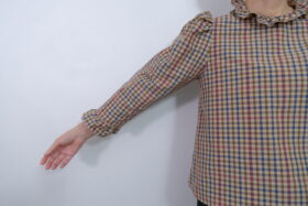 No.7923 GUN CLUB TAFFETA MEIER BLOUSE 2-4月 5
