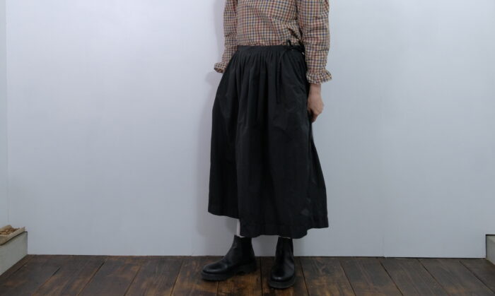 No.7991 GARMENT DYE TUCK GATHER SKIRT 2-4月 1