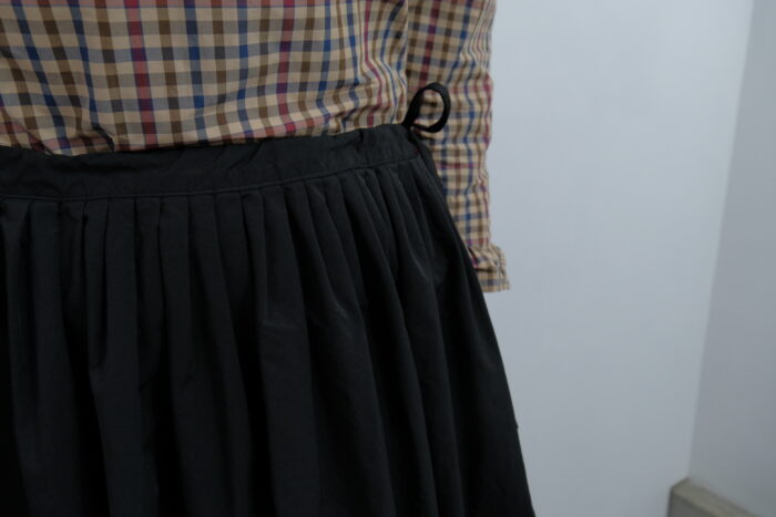 No.7991 GARMENT DYE TUCK GATHER SKIRT 2-4月 5