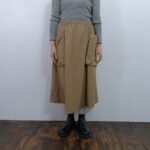 No.7985 GARMENT DYE POCKET SKIRT 2-4月
