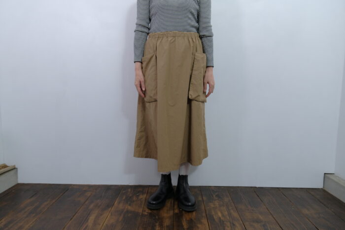 No.7985 GARMENT DYE POCKET SKIRT 2-4月 1