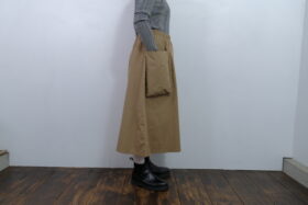 No.7985 GARMENT DYE POCKET SKIRT 2-4月 2