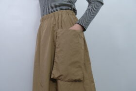 No.7985 GARMENT DYE POCKET SKIRT 2-4月 4