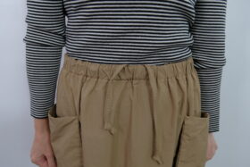 No.7985 GARMENT DYE POCKET SKIRT 2-4月 5