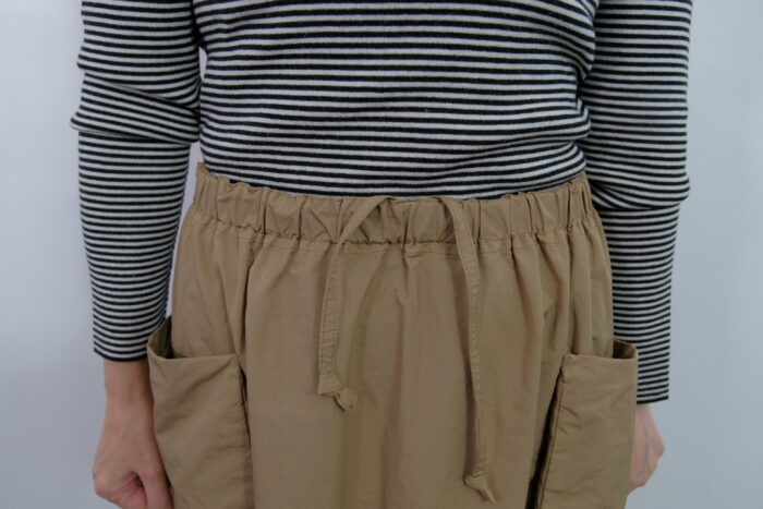 No.7985 GARMENT DYE POCKET SKIRT 2-4月 5