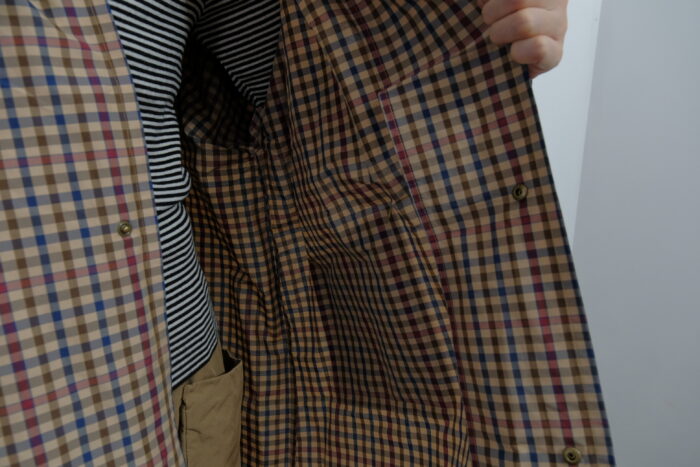No.7924 GUN CLUB TAFFETA UMBRELLA COAT 2-4月 5