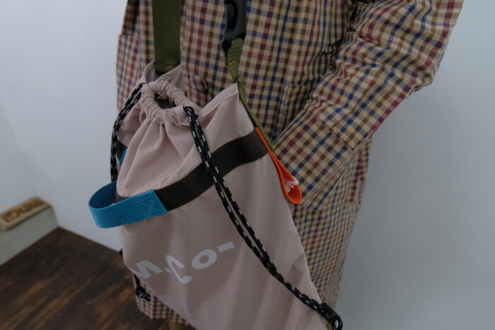 No.7913  WEATHER PROOF SHOPPING BAG (S)  pink 2-4月 2