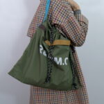 No.7913  WEATHER PROOF SHOPPING BAG (S)  khaki 2-4月