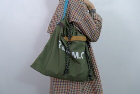 No.7913  WEATHER PROOF SHOPPING BAG (S)  khaki 2-4月 1