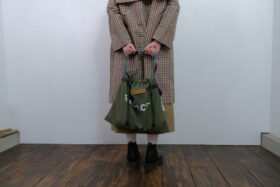 No.7913  WEATHER PROOF SHOPPING BAG (S)  khaki 2-4月 2
