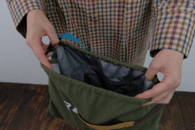 No.7913  WEATHER PROOF SHOPPING BAG (S)  khaki 2-4月 3