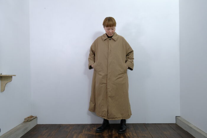 No.7982  GARMENT DYE SOUTIEN COLLAR COAT Beige  2-4月 1