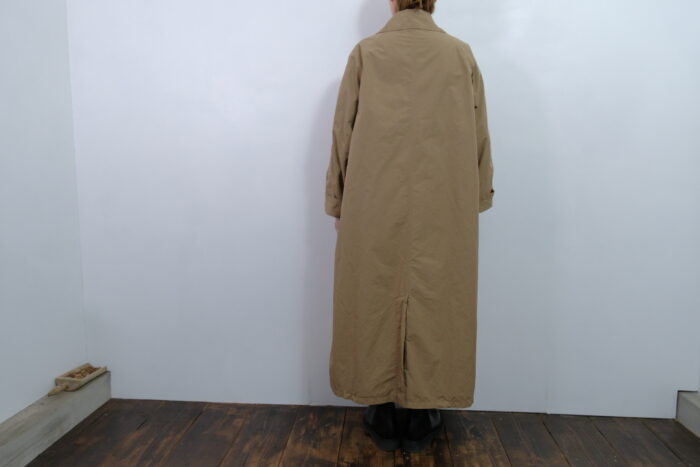 No.7982  GARMENT DYE SOUTIEN COLLAR COAT Beige  2-4月 3