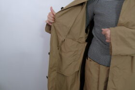 No.7982  GARMENT DYE SOUTIEN COLLAR COAT Beige  2-4月 6