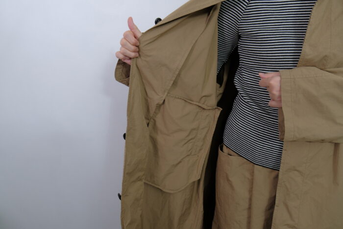 No.7982  GARMENT DYE SOUTIEN COLLAR COAT Beige  2-4月 6