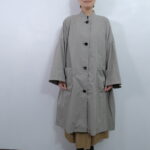 No.7986  GARMENT DYE OVERSIZED COAT gray  2-4月