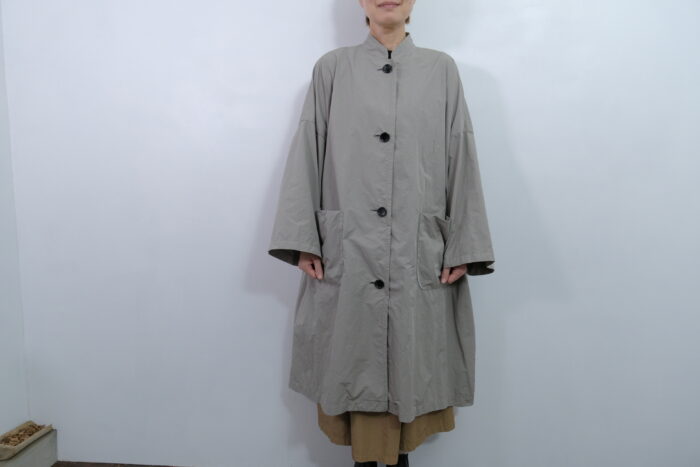No.7986  GARMENT DYE OVERSIZED COAT gray  2-4月 1
