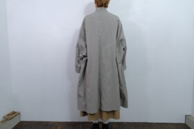 No.7986  GARMENT DYE OVERSIZED COAT gray  2-4月 3