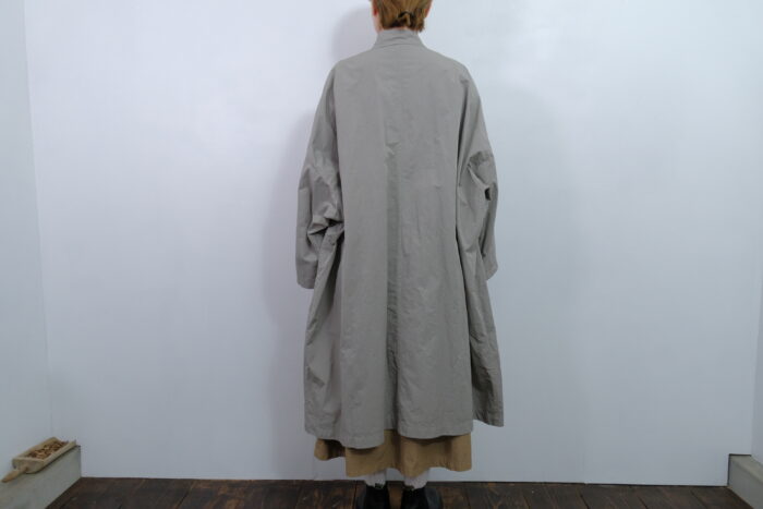 No.7986  GARMENT DYE OVERSIZED COAT gray  2-4月 3