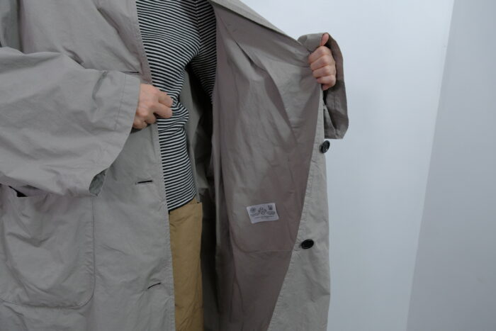 No.7986  GARMENT DYE OVERSIZED COAT gray  2-4月 5