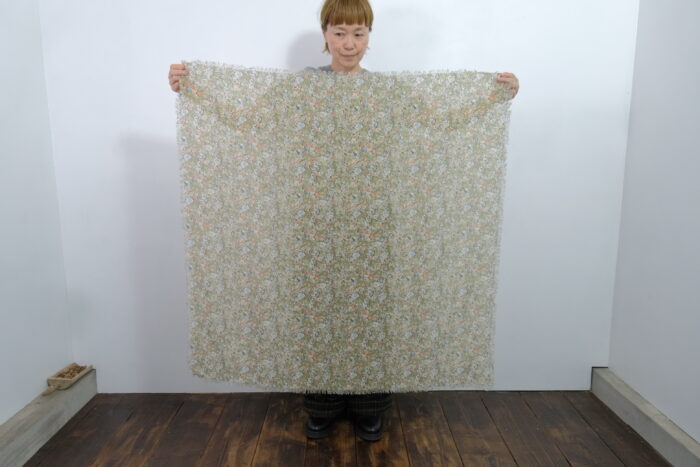 No.7885  W.B.F LAWN GAUZE SHAWL 2-4月 1