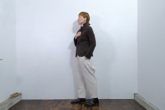 No.7935  MATELASSE SARROUEL TAPERED GUM PANTS 2-4月 6