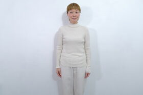 No.7800 SILK CASHMERE RIB HIGH NECK 11-1月 1