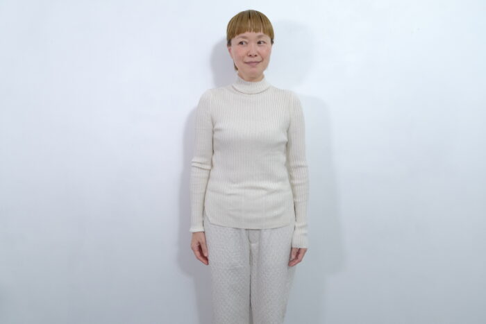 No.7800 SILK CASHMERE RIB HIGH NECK 11-1月 1